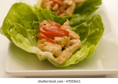 Lettuce Chicken Wrap