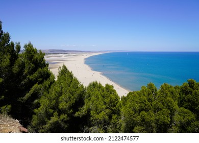 Leucate Coast South French In Catalonia Languedoc Roussillon In France