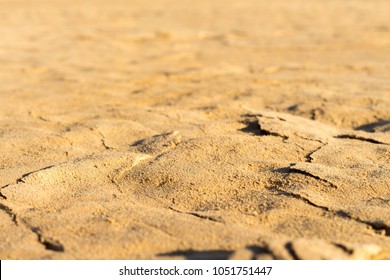 level ground with sand