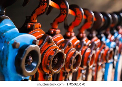 Lever chain hoists hang and dry after cleaning and oiling. - Powered by Shutterstock