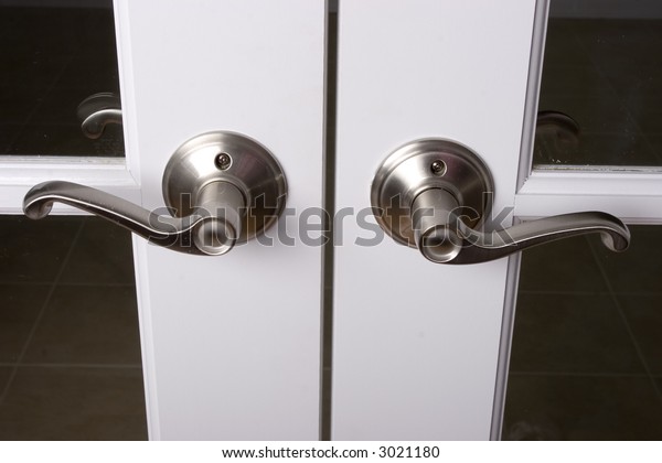 french door handles