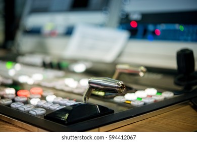 lever switch on the control panel television