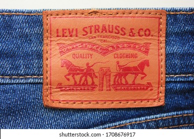 Levi Strauss Co Denim Jeans Label Stock Photo 1708676917 | Shutterstock