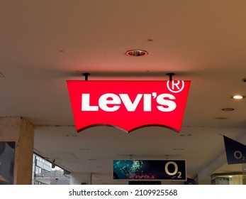 Levis Store In The City Center - SAARBRUECKEN, GERMANY - JANUARY 20, 2022