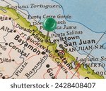 Levittown, Puerto Rico marked by a green map tack. Levittown is a neighborhood in Toa Baja, PR.