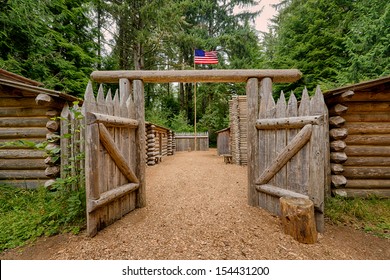 Lewis And Clark Fort Clatsop Near Astoria, Oregon