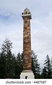 Lewis And Clark Tower In Astoria