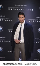 Lewis Tan Arrives At Unforgettable Gala  December 10, 2016 In Beverly Hilton, Beverly Hills, California. 