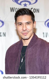 Lewis Tan Attends 2019 WonderCon - AMC's 