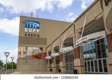 Lexington, Kentucky, USA - May 27, 2015: Exterior of Rupp Arena in downtown Lexington. The arena is home to the University of Kentucky Wildcats basketball team and serves as an entertainment venue.