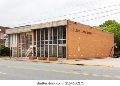 LEXINGTON, NC, USA-8 MAY 2022: Holton Law Firm Building.