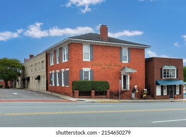 LEXINGTON, NC, USA-8 MAY 2022: Brinkley Walser Stoner Law Firm Building In Downtown.