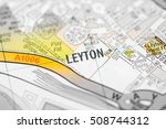 Leyton. London, UK map.