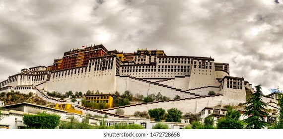 Lhasa Ex Tibet Now China, Chengguan District The Potala Palace, Panoramic View