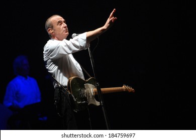 LIBEREC - NOVEMBER 2: Singer Francis Rossi Of Status Quo Band During Performance In Liberec, Czech Republic, November 2, 2009.