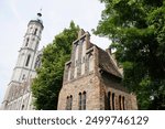 The Liberei, also called Liberey or Andreana, in Braunschweig is considered the oldest free-standing library building north of the Alps. Built between 1412 and 1422. Germany.