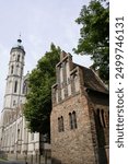 The Liberei, also called Liberey or Andreana, in Braunschweig is considered the oldest free-standing library building north of the Alps. Built between 1412 and 1422. Germany.