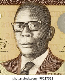 LIBERIA - CIRCA 2009: William Tubman (1895-1971) On 20 Dollars 2009 Banknote From Liberia. 19th President Of Liberia During 1944-1971.