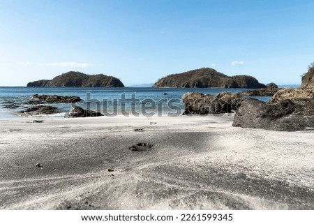 Liberia, Guanacaste, Costa Rica January 29, 2023. On the shore of the Bahía Huevo beach.