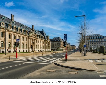 Liberty Avenue In The Gare Quarter Of Luxembourg City