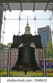 Liberty Bell And Independence Hall