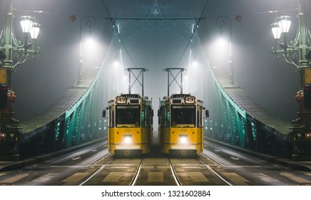 Liberty Bridge In Budapest