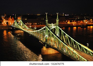 Liberty Bridge In Budapest