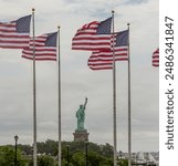 Liberty State Park in Jersey City offers stunning views of the Statue of Liberty and Manhattan skyline