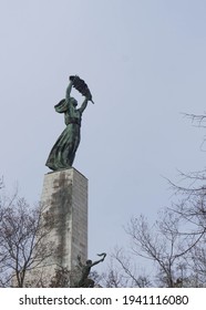 Liberty Statue Of Budapest On Gellért Hill