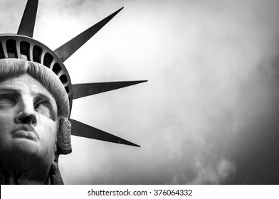 statue of liberty face clipart yelling