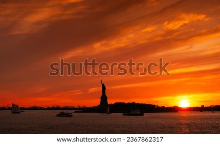 Similar – Sunset of Liberty