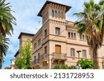 Liberty style villa on the north promenade, San Benedetto del Tronto, Italy