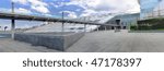 Library of Alexandria - one of the largest libraries of antiquity. Alexandria, Egypt. Panorama