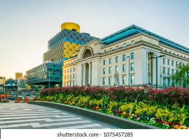 Library Of Birmingham And Baskerville House, England
