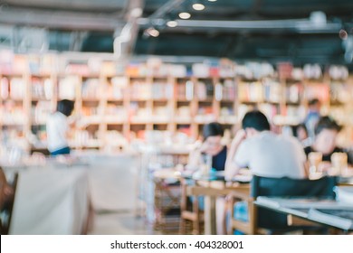 Library Blur Vintage Tone Background