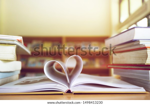 Library with many books to search for education.\
Love books and reading Concept\

