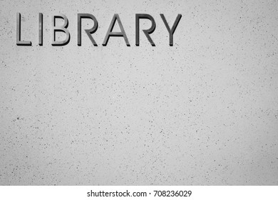 Library Sign