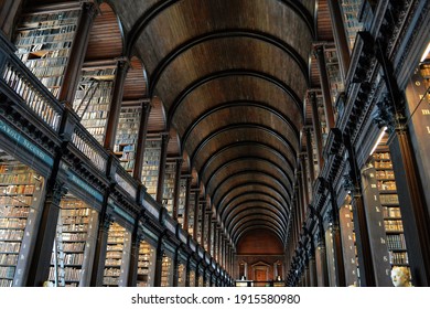 Library Of Trinity College In Dublin