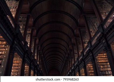Library Of The Trinity College In Dublin