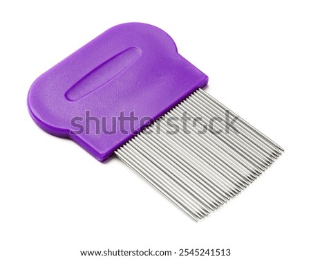 Lice comb with multiple fine teeth for effective lice removal and scalp care