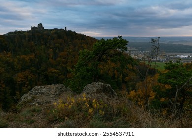 Lichnice is a castle ruin near Třemošnice in the Chrudim district in the Pardubice region. It is located above the village of Podhradí on the western edge of the Iron Mountains. - Powered by Shutterstock