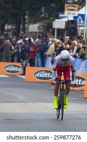 LIDO DI CAMAIORE, LUCCA - MARCH 11:the British Champion Cavendish In Action During The First Stage Of Tirreno Adriatica Race On The 11th March, 2015 N Lido Di Camaiore, Lucca.