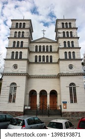 Lidzbark Warminski, Poland - May 6, 2019: Orthodox Church Of Saints Peter And Paul In Lidzbark Warminski, A Town In The Warmian-Masurian Voivodeship In Poland And The Capital Of Lidzbark County.