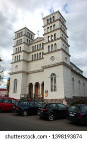 Lidzbark Warminski, Poland - May 6, 2019: Orthodox Church Of Saints Peter And Paul In Lidzbark Warminski, A Town In The Warmian-Masurian Voivodeship In Poland And The Capital Of Lidzbark County.