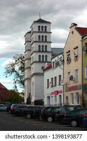 Lidzbark Warminski, Poland - May 6, 2019: Orthodox Church Of Saints Peter And Paul In Lidzbark Warminski, A Town In The Warmian-Masurian Voivodeship In Poland And The Capital Of Lidzbark County.