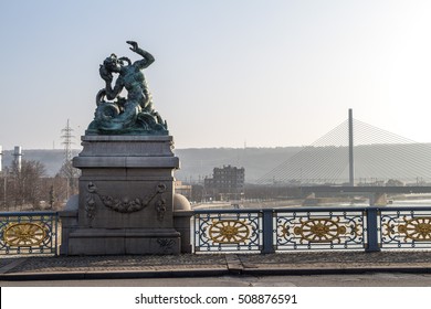 Liege In Winter, Belgium