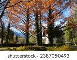 Lienz Iselkai, Lienzer Dolomites, beautiful autumn, November 