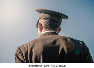 
Lieutenant Colonel Looking At Sky