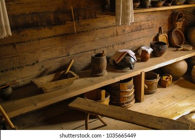 Life Of Ancient Russia, The Interior Of The Hut