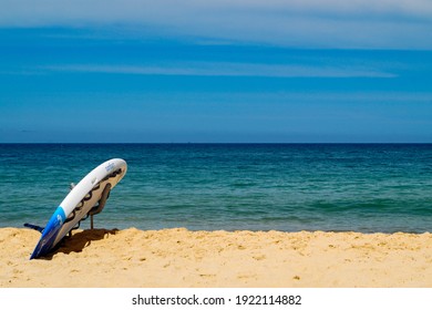 Life Guard Board, Sunny Day, On North Curl Curl Beach, Sydney.